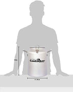 CanCooker Convection 4 Gallon Steam Cooker Bundle with 100-Page Recipe Cookbook – Durable Anodized Aluminum, Multi-Heat Source Compatible, Fast & Healthy Cooking