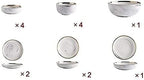 Dinnerware Sets Dish Set, Ceramics European Style Marble Dishes and PlatePorcelain Cake Dish Pastry Fruit Tray Ceramic Tableware Steak Dinner Plate (2 People) (6 People) (8 People)