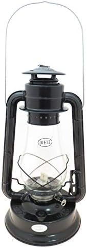 Hurricane Lantern Blizzard Oil Burning Lantern (Black)"