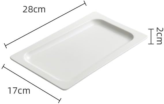 Camping Plates Creative Ceramic Hotel Tableware Household Dish Rectangular Western Food Decorative Plate
