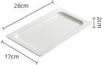 Camping Plates Creative Ceramic Hotel Tableware Household Dish Rectangular Western Food Decorative Plate
