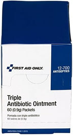 First Aid Only 12-700 Triple Antibiotic Ointment Packets, 60 Count
