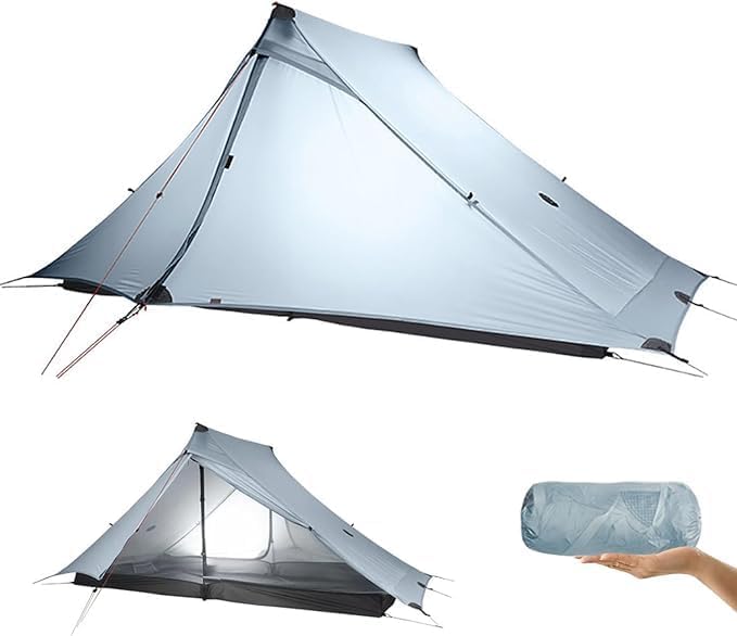 3F UL Gear Lanshan PRO Lanshan Ultralight Tent 3-Season Backpacking Tent for 1-Person or 2-Person, Waterproof Professional Tents for Camping, Trekking, Kayaking, Climbing