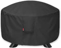 SheeChung Fire Pit Cover Round 32"Dx16"H,Fits 28",30",32" Fire Pit,Waterproof Heavy Duty 600D Polyester Fire Bowl Cover,Outdoor Gas Table firepit Cover Weather Resistant