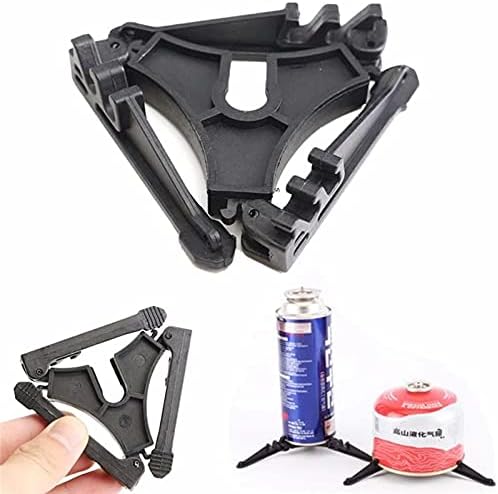 Aluminum Alloy Outdoor Camping Trip Cookware Camping Pot Hiking Picnic Tourist Tableware Set with Folding Spoon Mini Gas Stove (Color : A) (B)