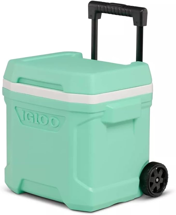Igloos Profile II 16-Quart Wheeled Cooler with Telescoping Handle, THERMECOOL Insulation, 24-Can Capacity
