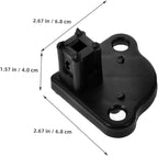 HEALLILY Rv Awning Bottom Bracket Tent Support Accessories 2.67X2.67X1.57In Waterproof Outdoor Awning Clamp Base Compatible with Most Awnings for Camping and Travel