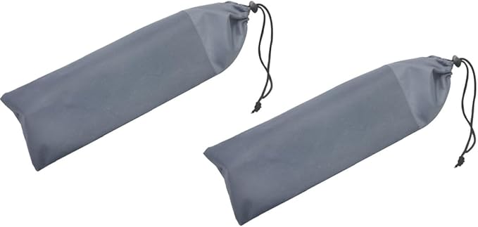 Tent Stakes Storage Bag Set, 30cm Oxford Fabric Organizer for Camping Tent Pegs, Windproof Shelter Nail Holder for Outdoor Hiking and Backpacking (2pcs)