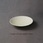 Camping Plates Ceramic Hat Bowls and Plates Ceramic Tableware Hotel Club Soup Plate Salad Plate Vegetable Plate Pasta Plate Decorative Plate(10inch)