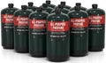 Propane Replacement Fuel Cylinders Camping- 16 Oz (12 Pack) Factory Pre-filled and Ready to Use