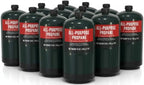 Propane Replacement Fuel Cylinders Camping- 16 Oz (12 Pack) Factory Pre-filled and Ready to Use