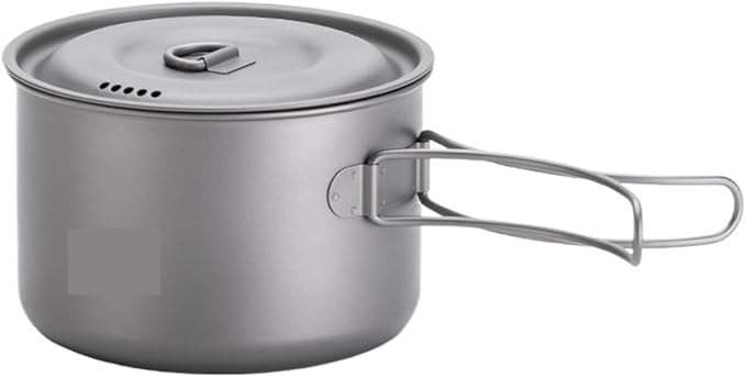 Light Titanium Tableware Outdoor Picnic Camping Cookware Pot Pan Frying