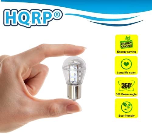 HQRP 2-Pack Headlight LED Bulb compatible with 925-0963 725-0963 1772001 725-0963P 725-0963 Ryobi 13AD678G034 13AN688G034, Yard Machines 13AC762F000 (2008) Lawn Tractor Headlamp