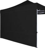 COOSHADE Instant Canopy SunWall 12x12 Canopy SideWall for Pop up Canopy Tent, 1 Pack Sidewall Only, Black