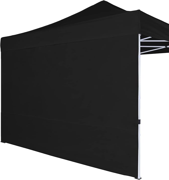 COOSHADE Instant Canopy SunWall 12x12 Canopy SideWall for Pop up Canopy Tent, 1 Pack Sidewall Only, Black