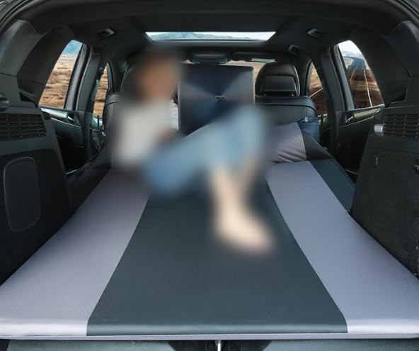 Car Camping Air Bed for Ford Capri EV 2024-, Automobile Inflatable Mattress, Car SUV Trunk Sleeping Mattress,Car Travel Bed Self Driving Air Cushion Bed,M-A