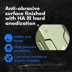 JETBeam E26 Rechargeable EDC Flat Flashlight 4 Constant Brightness Modes+Strobe+1300mW UV+Green Beam Combo,2000 Lumens Portable Pocket Lights,IPX-8,Triple Sources for Outdoors,Emergency,Working
