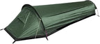 Single Person Bivy Tent 1 Man Tent for Camping Hiking Backpacking Outdoor Survival Gear - Easy Set Up