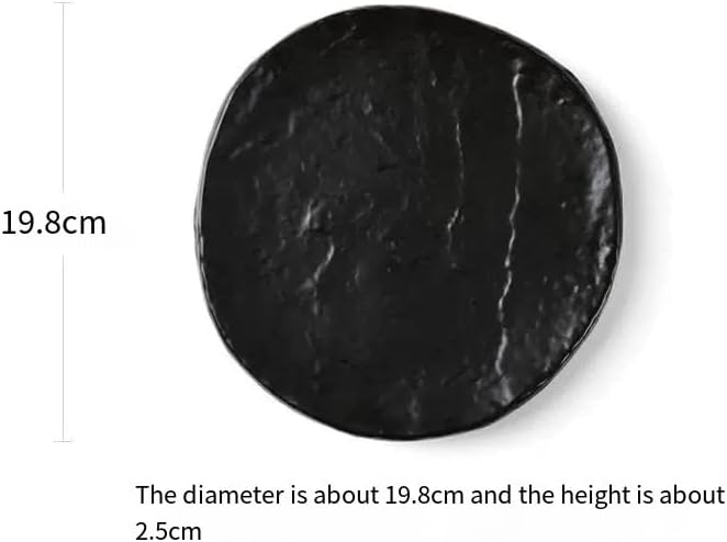 Camping Plates Creative Ceramic Plate Western Food Plate Household Dish Plate Tableware Japanese Sushi Plate Dessert Plate Decorative Plate(3PCS)