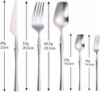 Cutlery Set Pieces Service Stainless Steel Titanium Flatware,5PCS Spoon Cutlery Set Stainless Steel Kitchen Dinnerware Knife Fork Spoon Flatware Set Western Spoon Tableware Set,