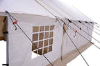WHITEDUCK Porch for Alpha Wall Tent, Complete with Heavy Duty Aluminum Frame, Angle Kits & Stakes for Hunting, Family Camping & Outdoor Activities (8'x10', Canvas)