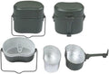 Camping Cookware 3 in 1 Outdoor Camping Lunch Box Tableware Hiking Picnic Survival Pot Bowl Portable Cookware Set Outdoor Picnic