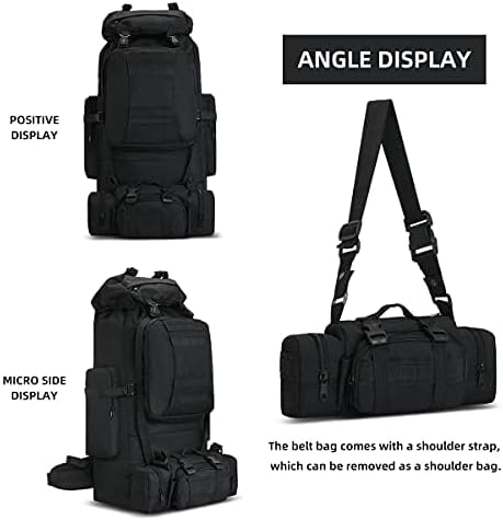 King'sGuard 100L Camping Hiking Backpack Molle Rucksack Military Camping Backpacking Daypack