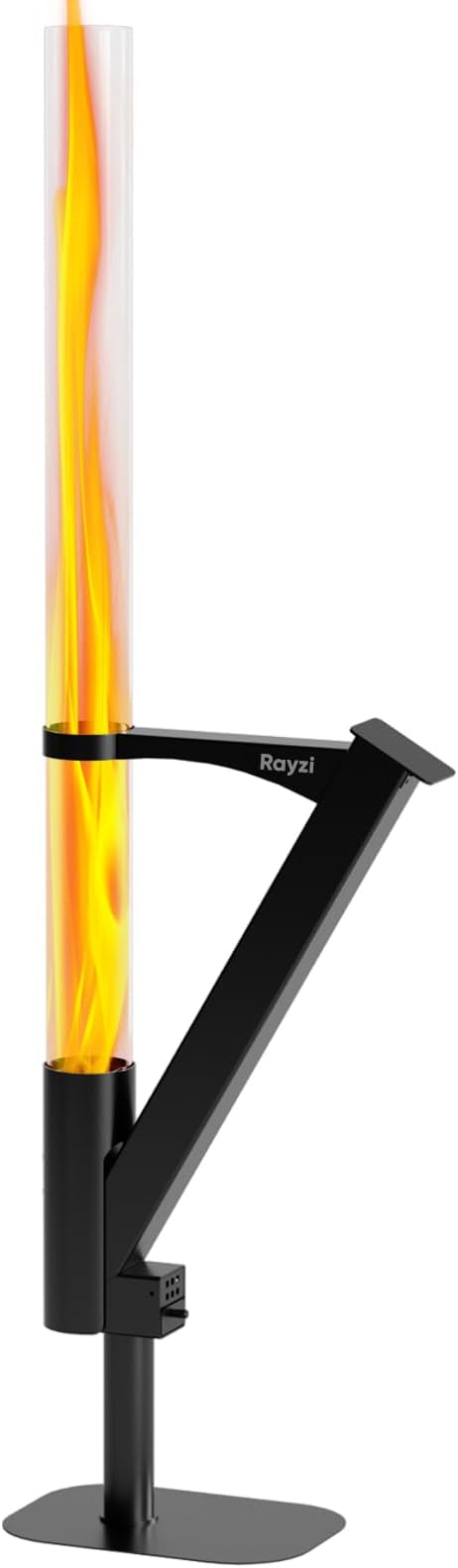 Rayzi New Rocket Stove 55 Inch, Smokeless Wood Pellet Patio Heater, Wood Pellet Fire Pits for Outside, Portable Pellet Heater for Patio/Garden/Backyard/Outside Restaurant/Bonfire Party/Beach