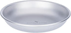 Boundless Voyage Titanium Camping Plate Dishes Saucer Lightweight Round Dinnerware Set Stackable Serving Plates Pasta Plates Travel Outdoor Home Kitchen Tableware Set Ti1115T