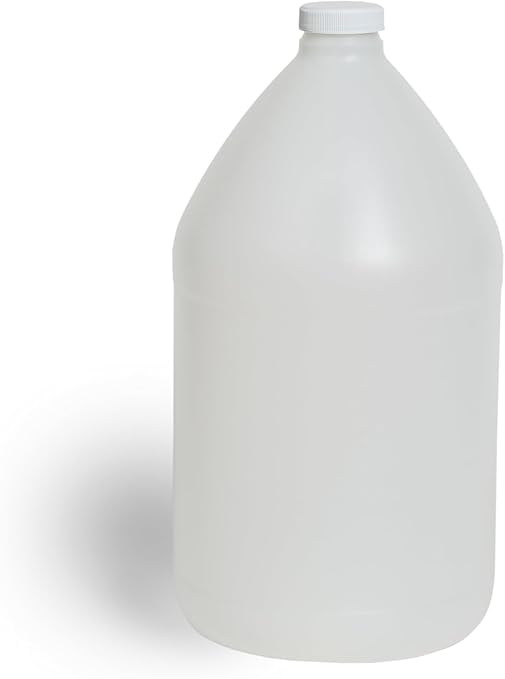 FastRack 3-Pack 1 Gallon Water Bottle Plastic Jug Container with Lid | White Food Grade Gallon Water Jug, BPA-Free, Leak-Proof Pitcher With Lid Fermentation, Brewing, Storage & More