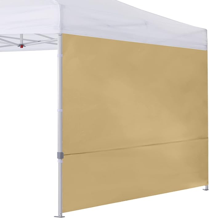 COOSHADE Instant Canopy SunWall 12x12 Canopy SideWall, 1 Pack, Beige