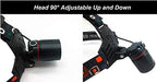 WINDFIRE New Brightest Red Light Hunting Headlamp Zoomable 3 Modes Bright Head Lamp Rechargeable Waterproof Headlight for Coyote Hog Varmint, Astronomy, Aviation