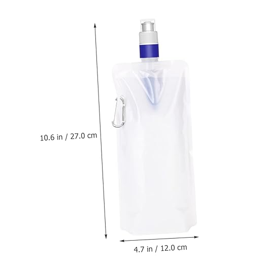 POPETPOP Daily Use Folding Water Pouch Lightweight Water Filter Bag for Camping Hiking and Outdoor Activities