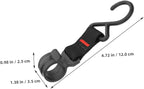 15pcs Outdoor Camping Hooks Heavy-Duty Plastic Steel Portable Storage Hanger for Tent Lantern Clothing and Kitchen Utensils for Hiking and Camping