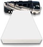 FoamRush 9" x 42" x 72" Bunk, Camping Cot High Density RV Mattress Replacement, Extra Firm, Pressure Relief, Travel Camper Trailer Truck, Made in USA, CertiPUR-US Certified, Cover Not Included