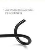 Alnicov 2-in-1 Camping Hook Hanger and Lantern Lamp Hanger for Tent Poles, Fishing, Camping, Travelling, Adventure, Black