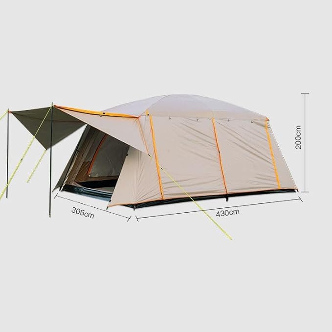 3/6/8 Person Camping Tent,Outdoor Sports Backpacking Tents,Tent Waterproof Instant Easy Setup Family Tent