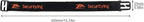SecurityIng Nylon 15.7"/400mm Head Fastening Strap, Elastic Headlight Strap for 22mm - 26mm Torch Headlight Holder (2)
