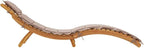 Sun Lounger with Cushion Taupe Solid Wood Acaciapatio Chairs Tanning Chair Camping Chairs Outdoor Lounge chairsSuitable for Gardens, courtyards
