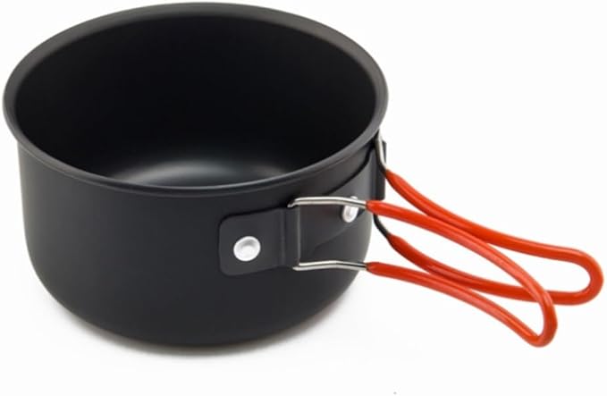 Camping Cookware Camping Cookware Outdoor Cooking Set Foldable Tableware Fork Knife Tourist Kitchen Pot Outdoor Picnic