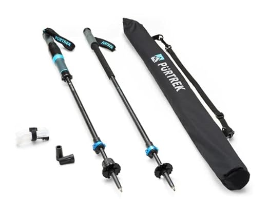 Trek Pole Water Filtration System Set – The Worlds First Trek/Hiking Pole & 2 Stage Water Purifier Removes Unwanted Particles - Ultralight Walking Stick with Water Filter