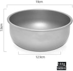 Pure Titanium Bowl Outdoor Camping Portable Single Layer Salad Bowl Household Tableware(1600ML)