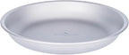 Boundless Voyage Titanium Camping Plate Dishes Saucer Lightweight Round Dinnerware Set Stackable Serving Plates Pasta Plates Travel Outdoor Home Kitchen Tableware Set Ti1118T