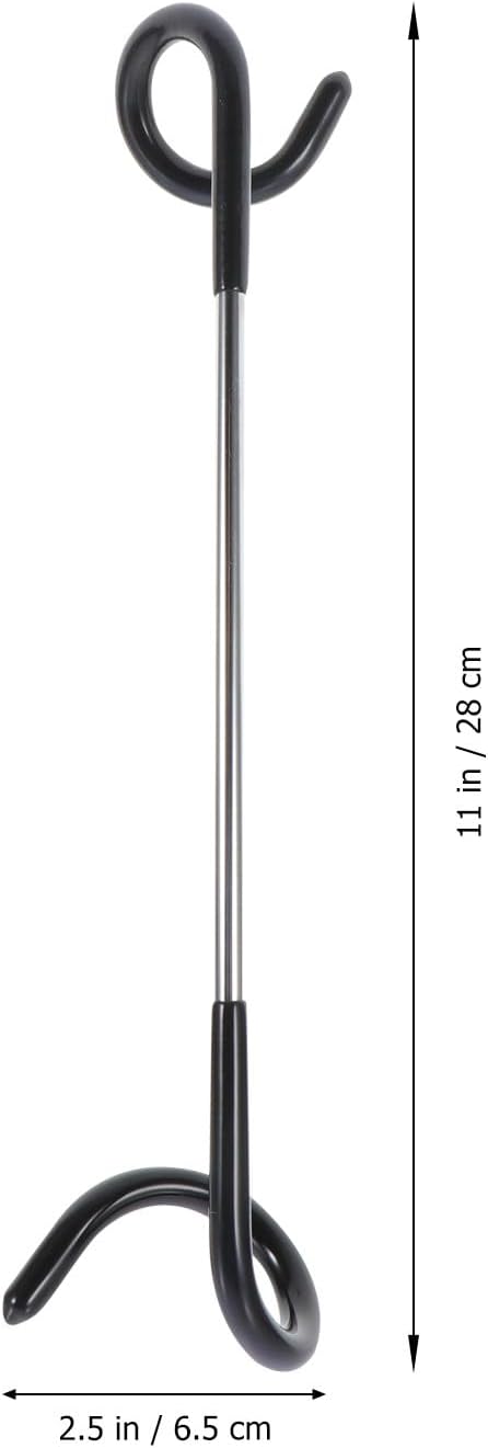 Outdoor Lantern Hook Stainless Steel Tent Lamp Hanger Portable Camping Light Holder Sturdy Outdoor Lamp Hook for Hiking and Backpacking