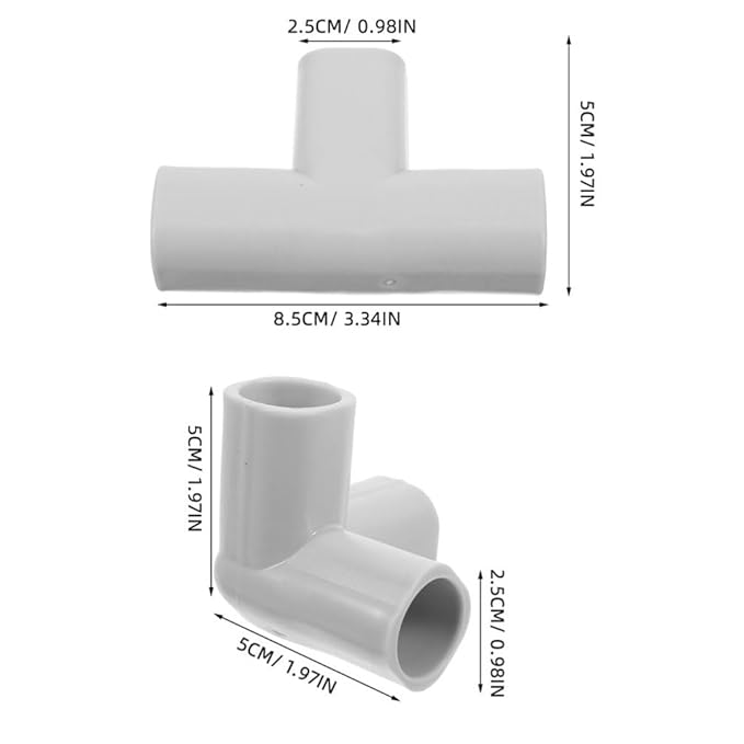 2pcs Shaped Elbow Fittings for Playpen Indoor Safety Accessories for Play Areas Compatible Tubes Versatile Corner Connectors for Flexible Layouts