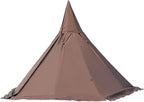 Hot Tents Outdoor Tents Teepee with Stove Hole Waterproof Family Pyramid Tent Camping Backpacking Hiking Mountaineering Heated Shelter