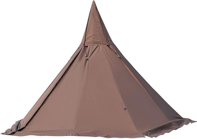 Hot Tents Outdoor Tents Teepee with Stove Hole Waterproof Family Pyramid Tent Camping Backpacking Hiking Mountaineering Heated Shelter