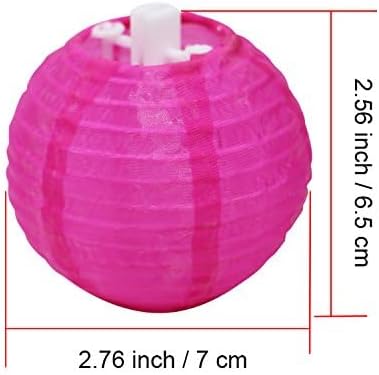 AceList 20 LED Colorful Lantern String Lights - Waterproof, Battery-Powered Decorative Lighting for Festivals, Parties, and Home Decor. Perfect for Weddings, Holidays, Camping, and Everyday Ambiance
