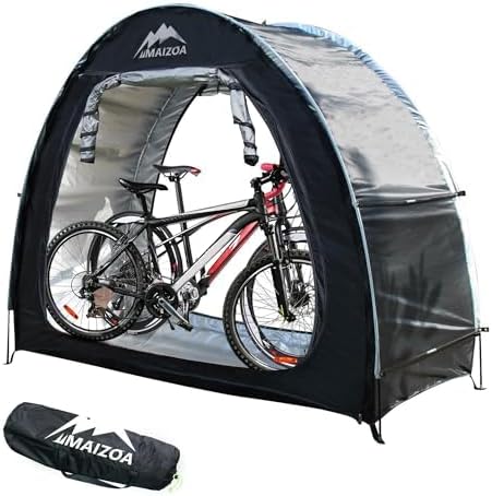 78.8 x 31.5 x 65 in, Outdoor Bike Covers Storage Shed Tent,210D Oxford Thick Waterproof Fabric,Outdoor Aluminum Alloy Bracket Bicycle Storage shed, Neat Tent Bicycle Cover