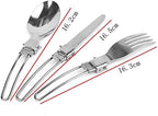 Outdoor Camping Hiking Cookware Picnic Cooking Pots Set Non-Stick Bowls with Foldable Spoon Fork Knife Tableware Sets
